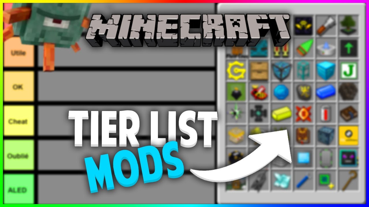 TIER LIST MOD MINECRAFT ! - YouTube