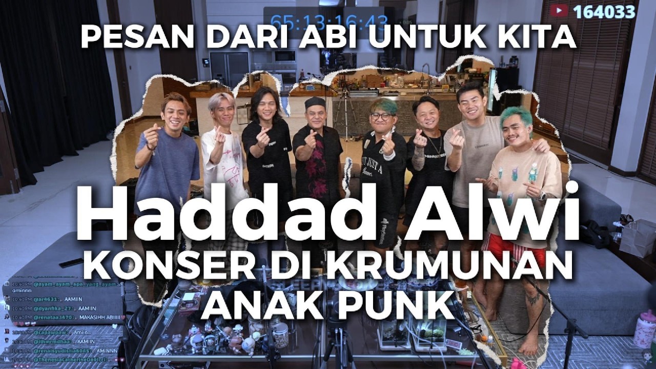😮CERITA HADDAD ALVI KONSER DI KRUMUNAN ANAK PUNK SAMPAI CERITA  YANG BIKIN KAGUM MEMBER MARAPTHON ❤️