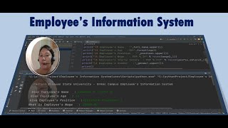 Python Tutorial #6: Employee's Information System Using Python