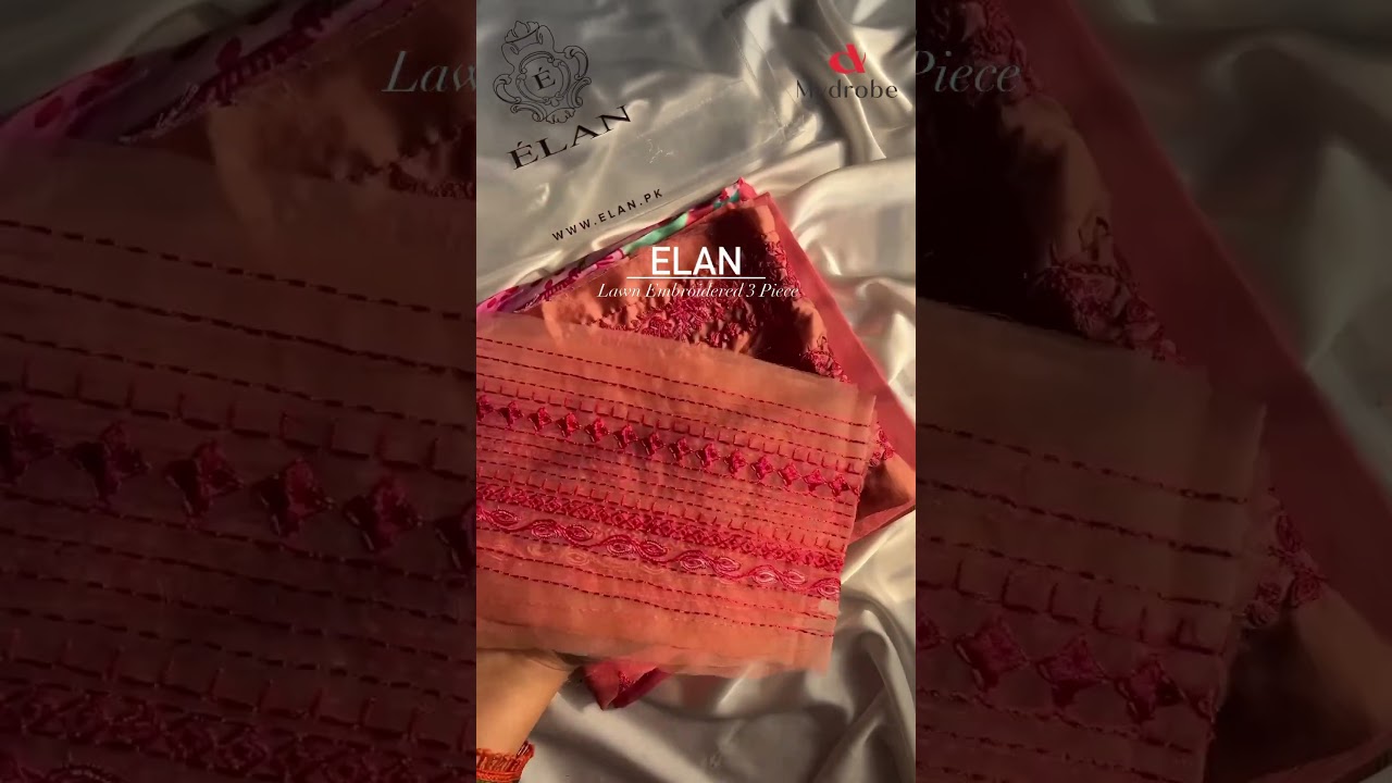 Elan – Lawn Embroidered Order Now at www.mydrobe.pk 