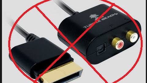 NO ADAPTER REQUIRED Connecting EarForce X12 to XBOX 360 via HDMI