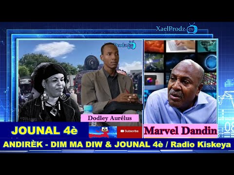 LIVE JOUNAL 4è DIM MA DIW Avèk Marvel Dandin Mèkredi 07 Janvye 2026 Radio Kiskeya 