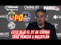 🚨ENTÉRATE: Esto dijo el DT de Chivas Femenil | Chivas Femenil 1-0 Mazatlán Femenil