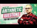 RBI Assistant 2026 🔥 Arithmetic Questions | Most Important PYQs 🚀 Amar Sir
