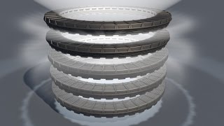 [Cinema 4D] Stargate Goa'uld transport rings sequence