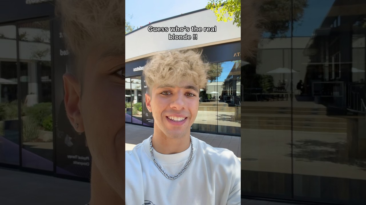 Guess Who’s the real blonde!! @SofiManassyan @NichLmao @novachez