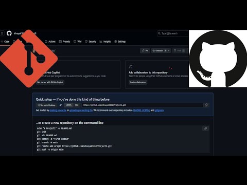 How to Push our first Project on GitHub || simple way with commands ...