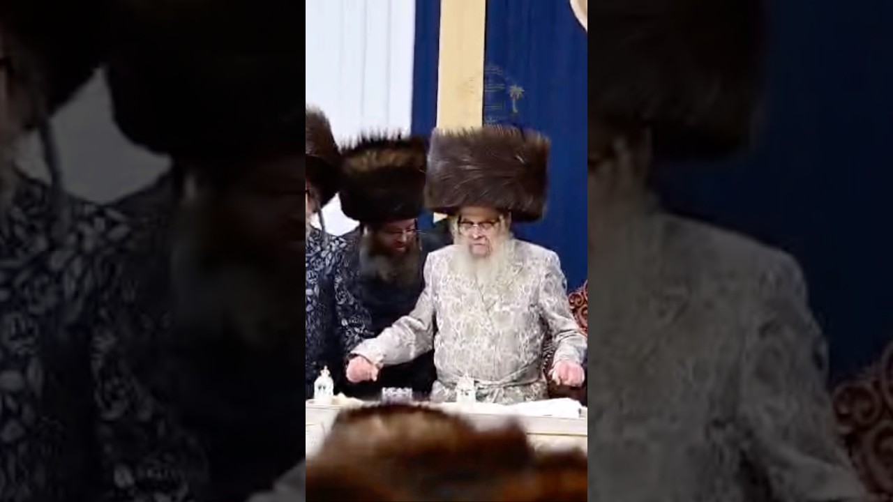 שמחת השבע ברכות לנינה הראשונה של כ"ק האדמו'ר מסאטמאר