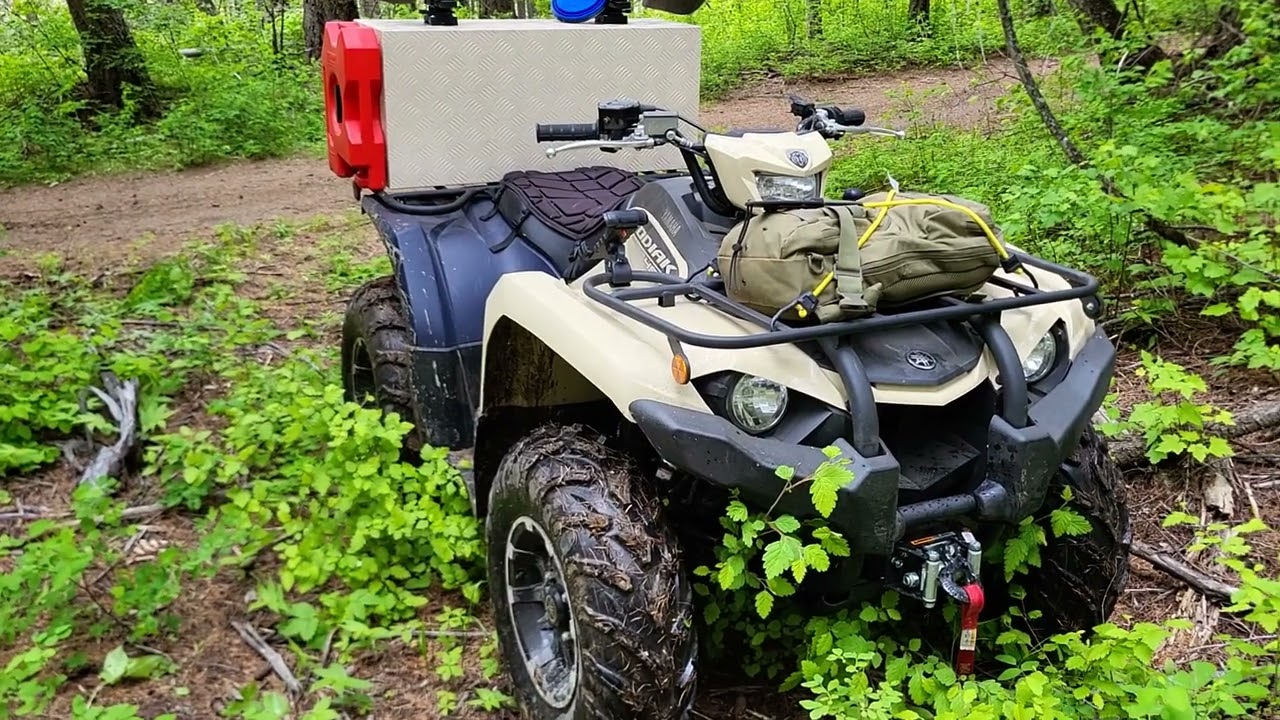 2023 Yamaha Kodiak 450 EPS SE woods review.