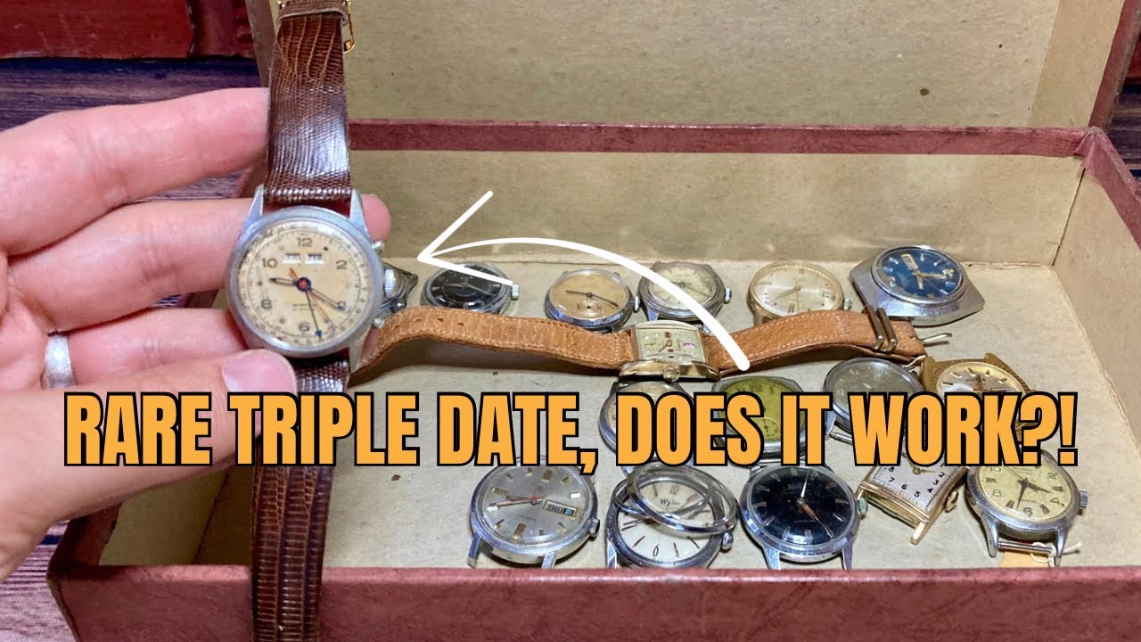 I paid $300 for a vintage watch collection! How much is it worth?