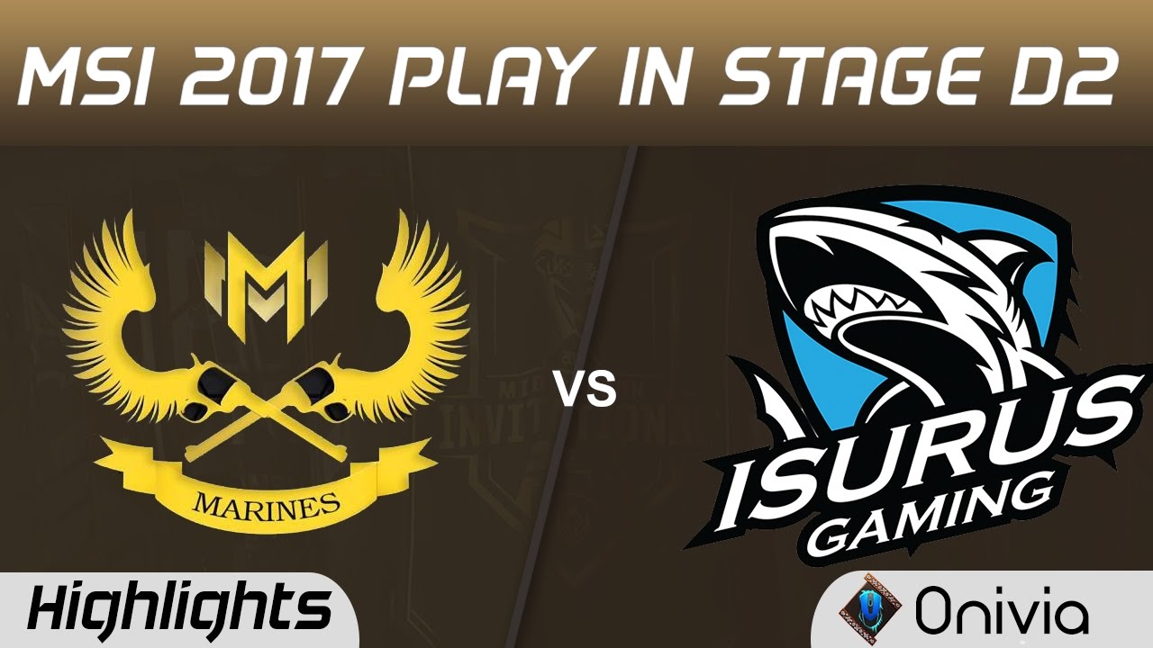 GAM vs ISG Highlights MSI 2017 Play In Stage D2 Marine Esports vs Isurus Gaming by Onivia