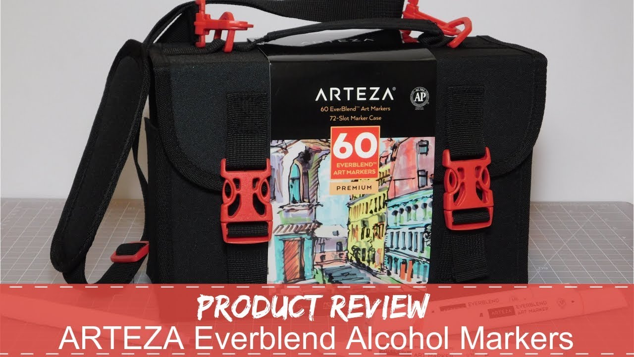 Arteza EverBlend Art Alcohol Based Markers - Set of 60