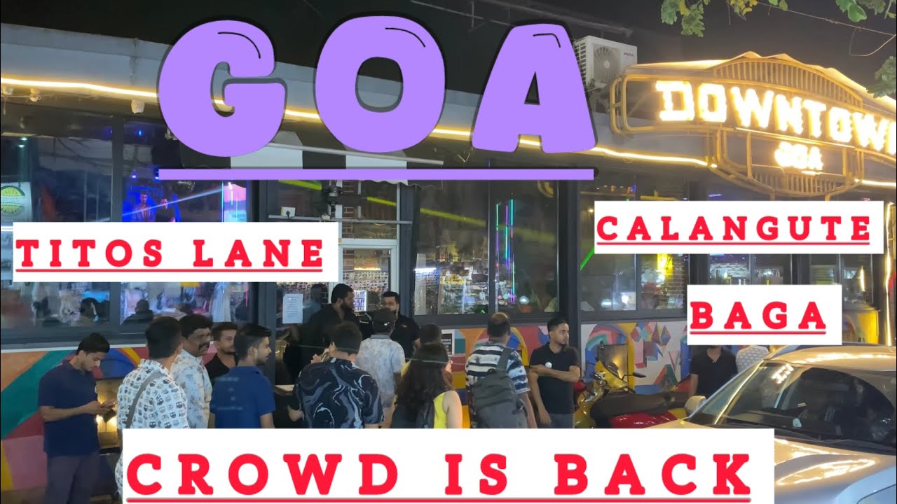 Goa | Scooty Night Ride | Titos Lane at Night | Baga Beach Market | Calangute Beach Night Market | 