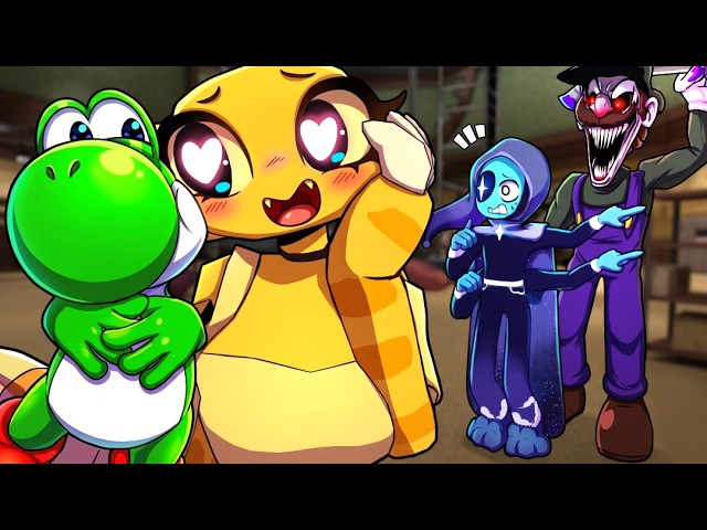 Shelly meets Yoshi! 🦕 | Dandy's World - YouTube