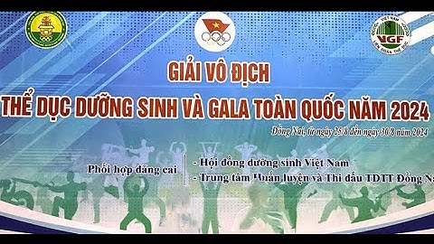 Giải vô địch thể dục dưỡng sinh toàn quốc năm 2024 Đơn vị Gia Lai