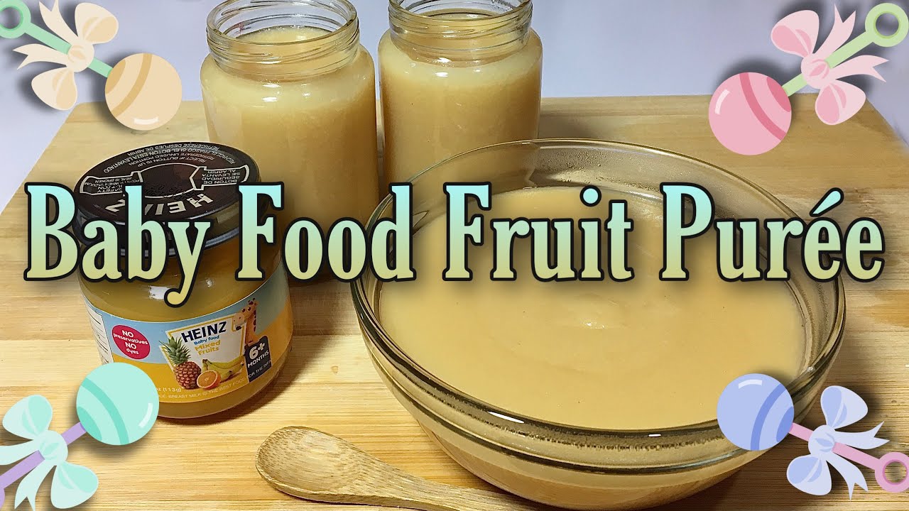 How To Make Baby Food Fruit Purée Jamaican cooking food TikiCooksTv