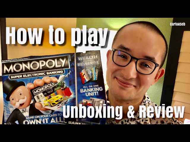 How to play MONOPOLY Super Electronic Banking, Unboxing and Review