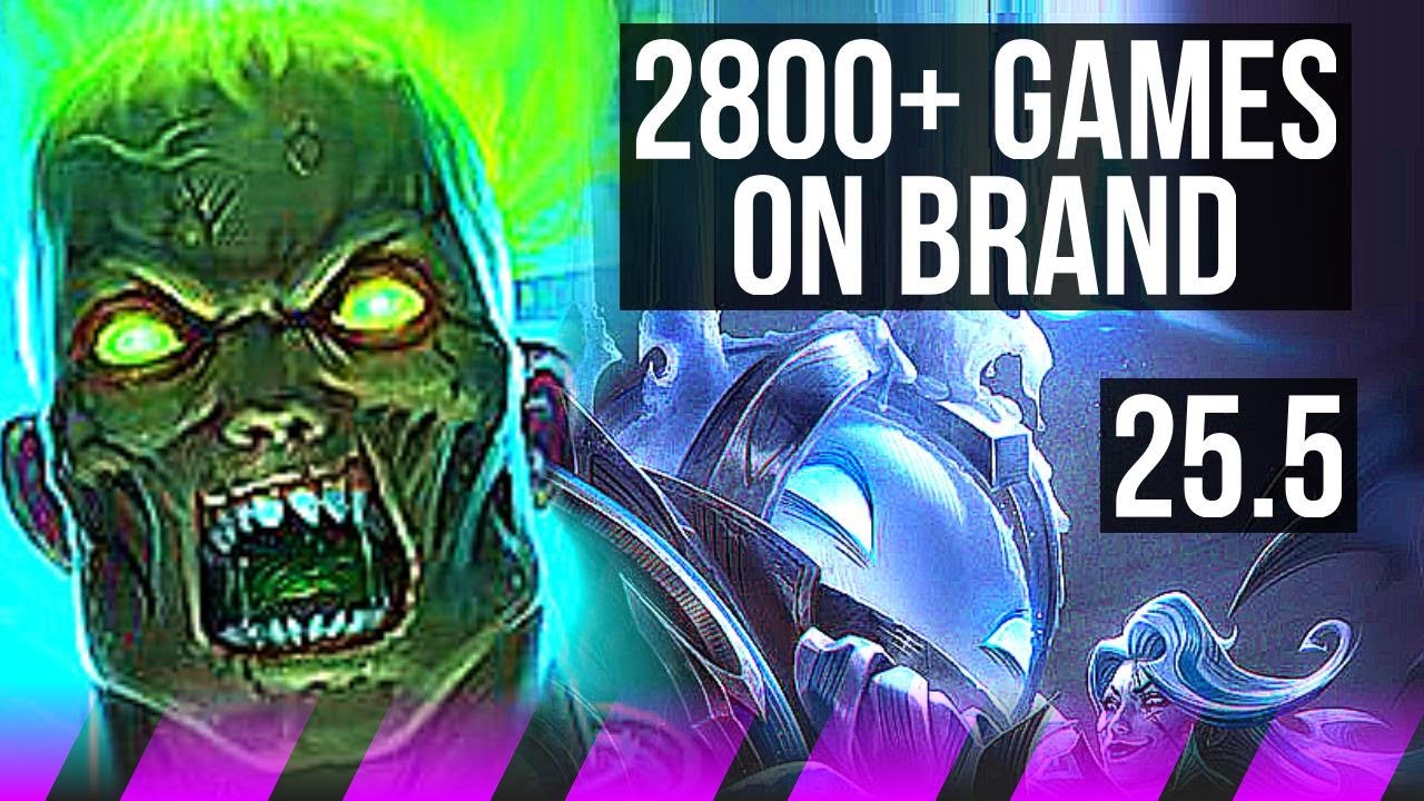 BRAND & Zeri vs NAUTILUS & Ezreal (SUP) | 2800+ games | EUW Grandmaster | 25.5