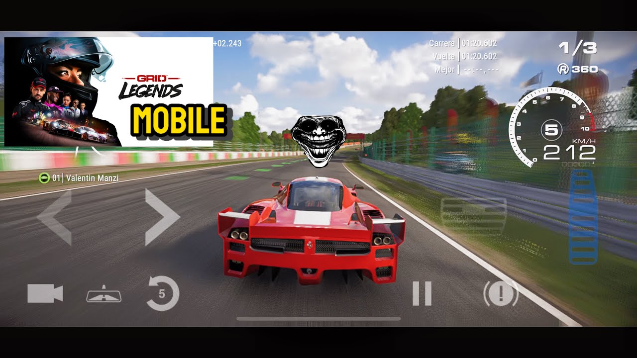 FERRARI FXX EN GRID LEGENDS MOBILE | 