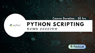Python Scripting Training | Web Applications | Command Line | Demo Video - Radical Technologies