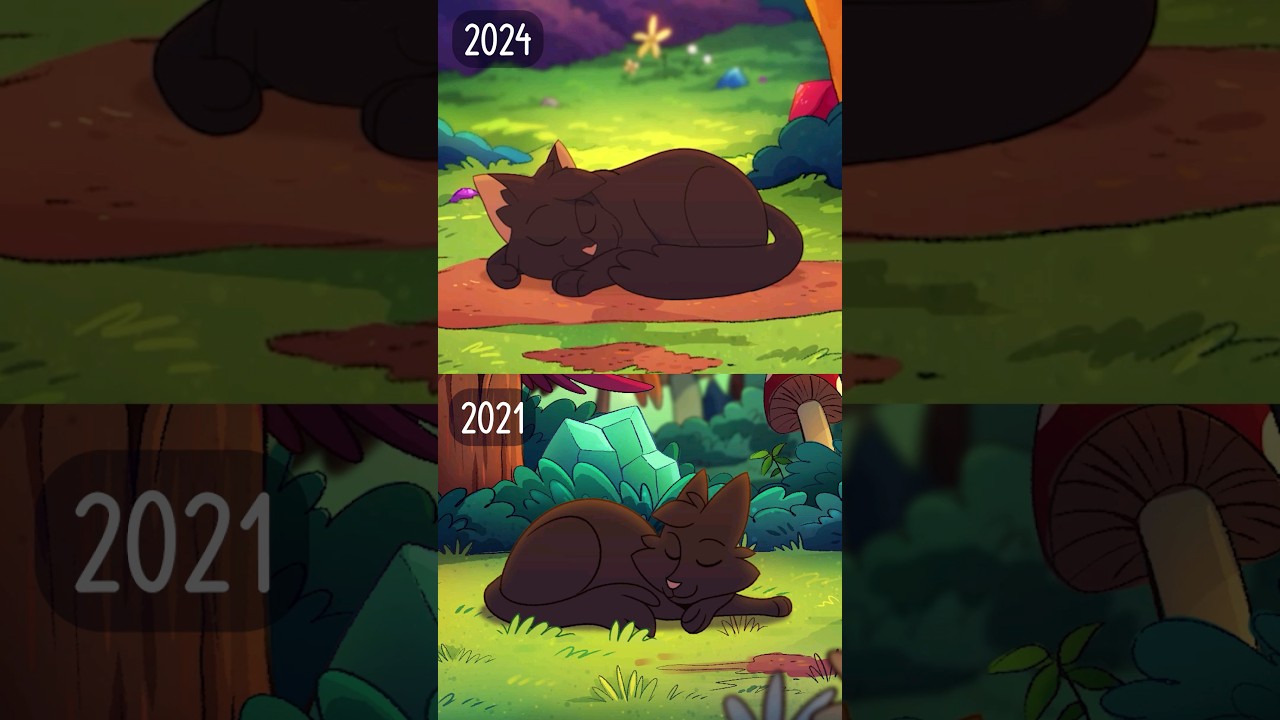 Spooky Sleeping Animation 2024 VS 2021 