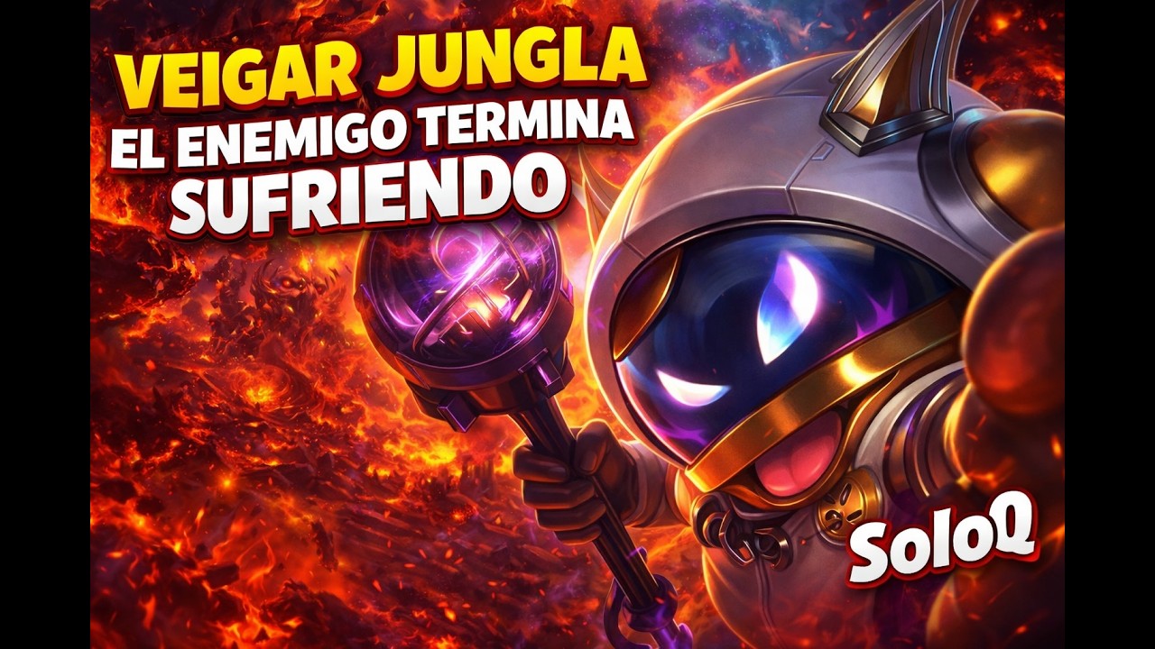 ELIJO POR EQUIVOCACION Y TERMINO COMO UN DIOS | VEIGAR JUNGLA | League of Legends