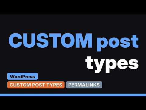 Wordpress: Custom post type permalinks (3 Solutions!!)
