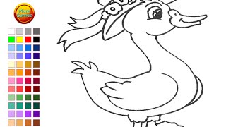 Goose Coloring Pages For Kids - Goose Coloring Pages