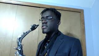 Concert E & Eb major scales on Alto Saxophone