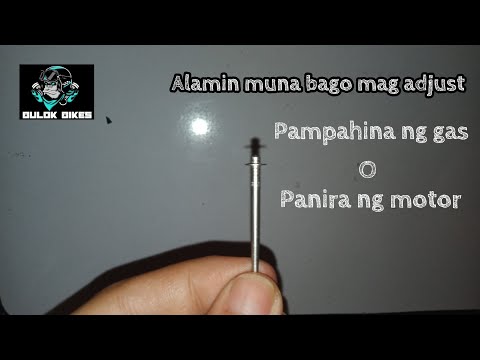 Pag Aadjust Ng Karayom Para Humina Sa Gas 