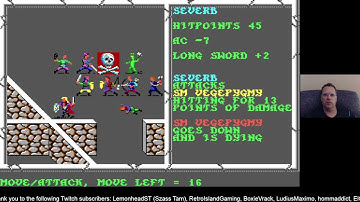 Previous Live Stream of AD&D Curse of the Azure Bonds, 3 C/R 3 F/M (Iron Man) - Part 5