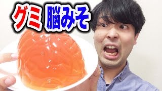 【グロ注意】グミで脳みそは作れるか？
