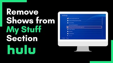How to Remove Shows from My Stuff on Hulu !
