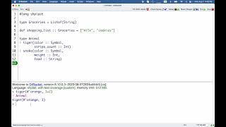 Shplait Tutorial 8 - defining types