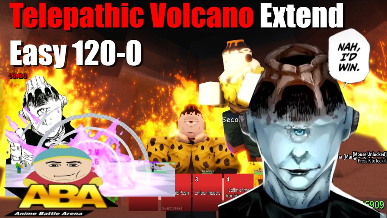 [ABA] Jogo Telepathic Volcano Extend (3 move 120-0)