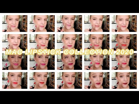 Trying out 48 MAC LIPSTICKS under 10 minutes!. 