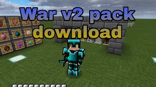 War v2 pack download for mcpe FPS friendly (by @Krynotic)