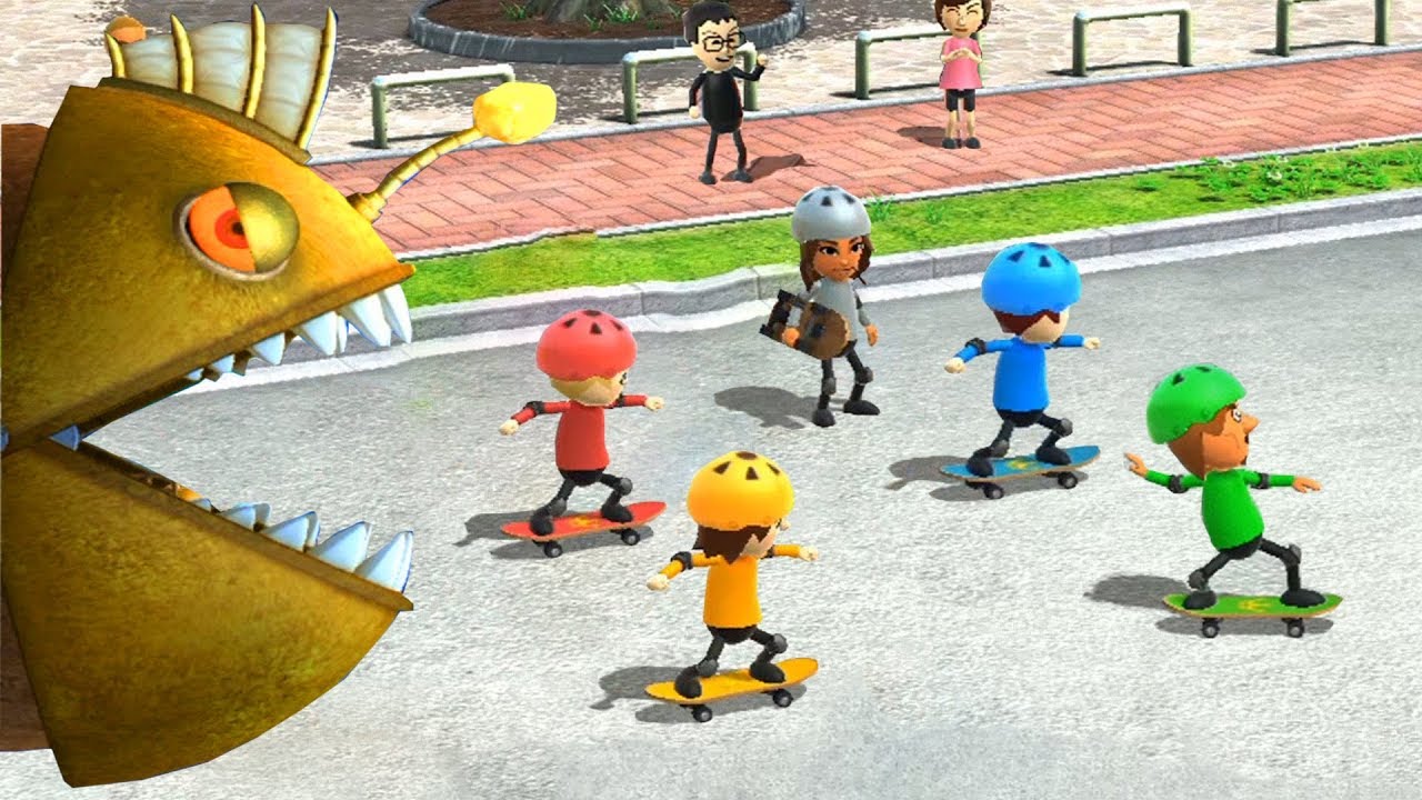 Wii Party U Minigames - Alphanim Vs Pavel Vs Leonel Vs Claudia (Expert COM)