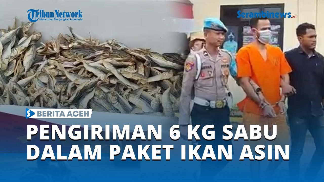 BREAKINGNEWS Polres Aceh Utara Gagalkan Pengiriman 6 KG Sabu dalam Paket Ikan Asin