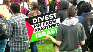 Pro-Palestinian protests sweep US college campuses following mass arrests at Columbia