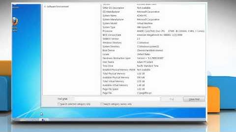 Windows® 7: How to check System Information