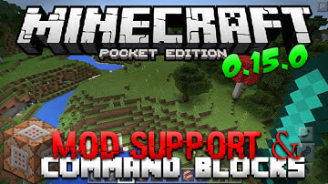 COMMAND BLOCKS & MOD SUPPORT in Minecraft PE 0.15.0 - MCPE Update News (Pocket Edition)