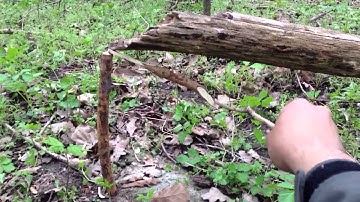 Quick and easy deadfall trap - small game (survival)