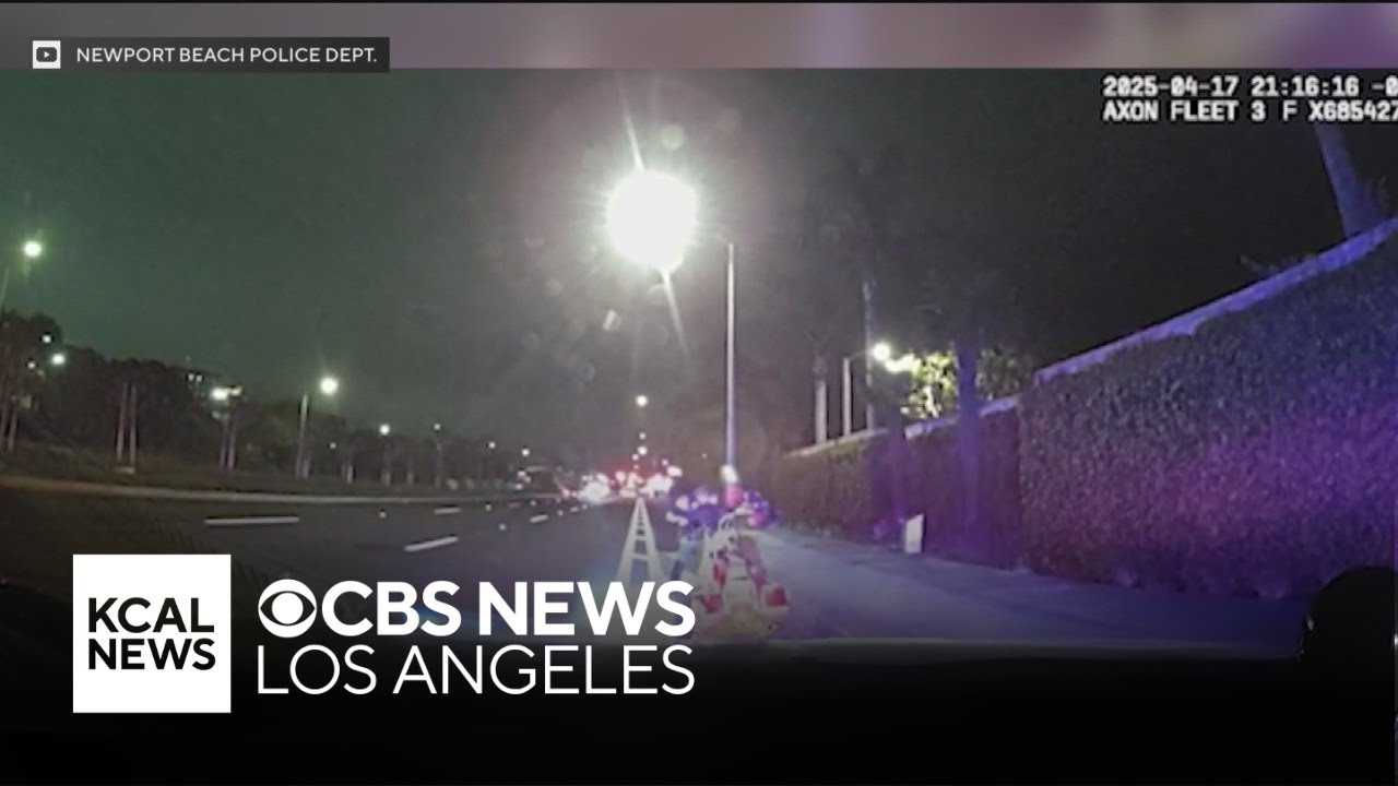 Newport Beach officer shoots motorcyclist who stole taser during traffic stop