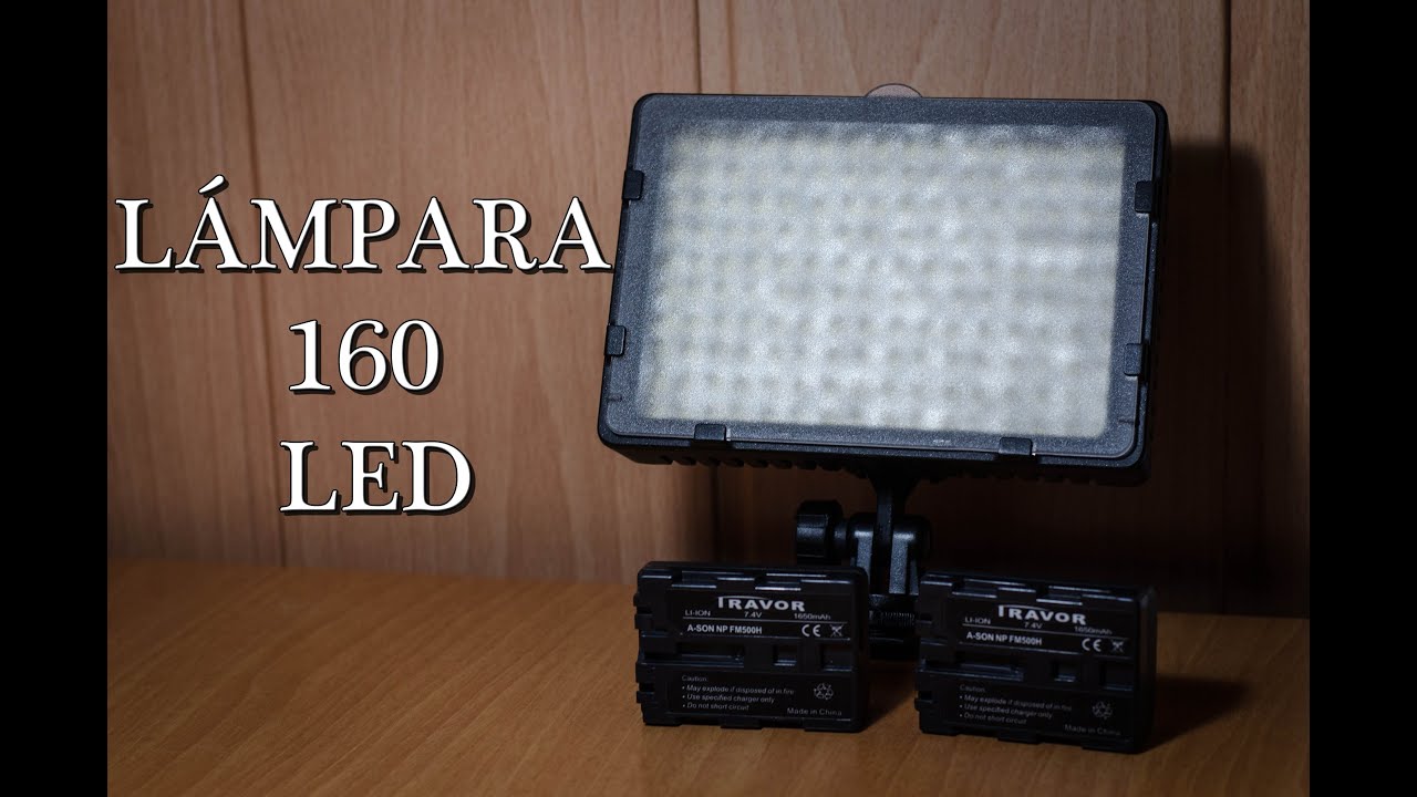 Reflector Luz Led Para Camaras Filmadoras160 Led Video - Impormel