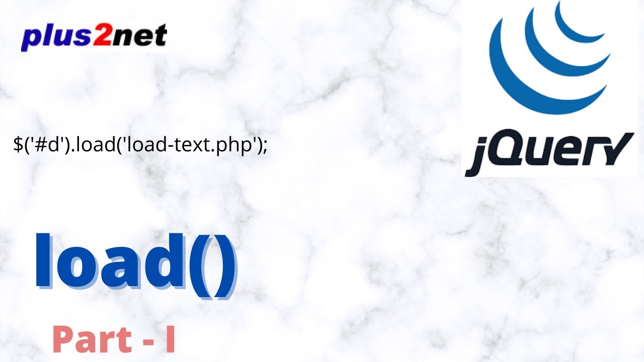 Jquery Load() Function To Read Data From Html Or Server Side Pages