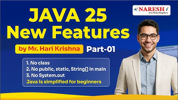 Java 17, 21 & 25 New Features | Hari Krishna | Naresh IT