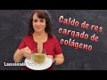 Caldo De Hueso De Res ￼ Cargado De Proteína Y Colágeno ￼Hecho En Casa Fácil Y Sencillo ￼