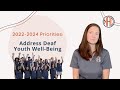 2022-2024 Priority: Address Deaf Youth Well-Being