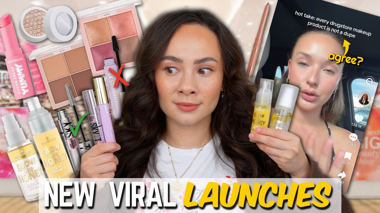 Thumbnail for "not every drugstore makeup product is a dupe"...but they're definitely inspired  😂